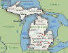 map of michigan - thumbnail