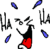 laughing face "haha"